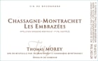 Domaine Thomas Morey Chassagne-Montrachet Les Embrazees Premier Cru 2017  Front Label
