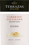 Terrazas de los Andes Reserva Cabernet Sauvignon 2018  Front Label