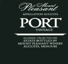 Mount Pleasant Winery Estates Vintage Port 2008  Front Label