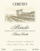 Ceretto Barolo Bricco Rocche 2019  Front Label