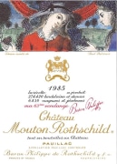 Chateau Mouton Rothschild (bin soiled label) 1985  Front Label