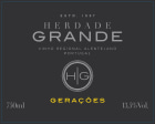 Herdad Grande Geracoes 2012  Front Label