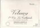 Domaine de Montille Volnay Les Taillepieds Premier Cru (1.5 Liter Magnum) 2008  Front Label