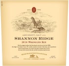 Shannon Ridge Wrangler Red 2016 Front Label