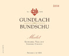 Gundlach Bundschu Merlot 2018  Front Label