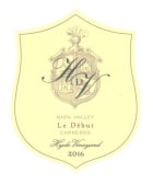 HdV Le Debut Hyde Vineyard Chardonnay 2016  Front Label