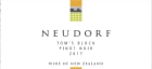 Neudorf Tom's Block Pinot Noir 2017  Front Label
