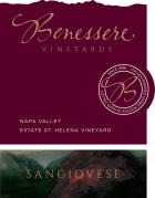 Benessere Napa Valley Sangiovese 2016  Front Label