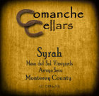 Comanche Cellars Mesa del Sol Vineyard Syrah 2016  Front Label