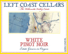 Left Coast Cellars White Pinot Noir 2016  Front Label