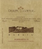 Giuseppe Cortese Rabaja Barbaresco 2016  Front Label