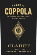 Francis Ford Coppola Diamond Collection Claret 2021  Front Label