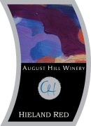 August Hill Winery Hieland Red 2008 Front Label