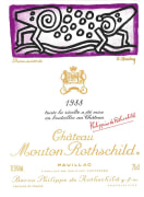 Chateau Mouton Rothschild (bin soiled label) 1988  Front Label