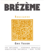Eric Texier Brezeme Roussanne 2017  Front Label
