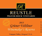 Reustle - Prayer Rock Vineyards Winemakers Reserve Gruner Veltliner 2013  Front Label