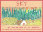 Sky Mt. Veeder Zinfandel 2014  Front Label