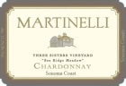 Martinelli Three Sisters Vineyard Chardonnay 2014  Front Label