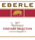 Eberle Vineyard Selection Cabernet Sauvignon 2017 Front Label