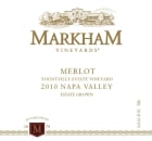 Markham Yountville Estate Vineyard Merlot 2010  Front Label