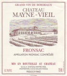 Chateau Mayne Vieil  2019  Front Label