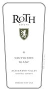 Roth Estate Alexander Valley Sauvignon Blanc 2015 Front Label
