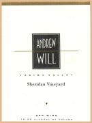 Andrew Will Winery Sheridan Vineyard Cabernet Sauvignon 2003  Front Label