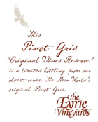 Eyrie Original Vines Reserve Pinot Gris 2011  Front Label