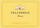 Sportoletti Villa Fidelia Rosso 2015  Front Label