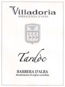 Villadoria Tardoc Barbera d'Alba 2018  Front Label