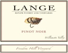 Lange Winery Freedom Hill Vineyard Pinot Noir 2016  Front Label