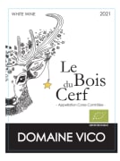 Domaine Vico Le Bois du Cerf Blanc 2021  Front Label
