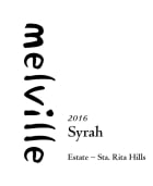 Melville Estate Sta. Rita Hills Syrah 2016  Front Label