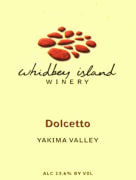 Whidbey Island Vineyard & Winery Dolcetto 2013 Front Label