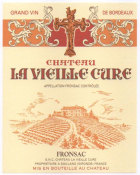Chateau La Vieille Cure  2019  Front Label