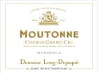 Albert Bichot Chablis Moutonne Grand Cru Domaine Long-Depaquit Monopole 2018  Front Label