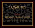 San Filippo Brunello di Montalcino 2014  Front Label