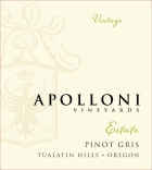 Apolloni Vineyards Estate Pinot Gris 2022  Front Label