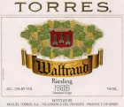 Torres Waltroud Riesling 2016  Front Label