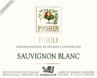 Pighin Sauvignon Blanc 2018 Front Label