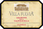 Villa Fulvia Amarone della Valpolicella Classico 2011  Front Label