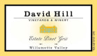 David Hill Winery Estate Pinot Gris 2008  Front Label