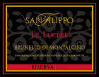 San Filippo Brunello di Montalcino Le Lucere Riserva 2015  Front Label