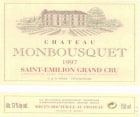 Chateau Monbousquet  1997 Front Label