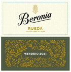 Bodegas Beronia Rueda 2021  Front Label