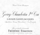 Frederic Esmonin Gevrey-Chambertin Lavaux Saint-Jacques Premier Cru 2013  Front Label