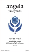 Angela Vineyards Pinot Noir 2018  Front Label
