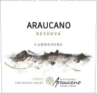 Hacienda Araucano Reserva Carmenere 2017 Front Label