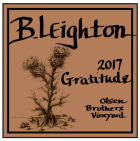 B. Leighton Gratitude 2017  Front Label