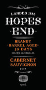 Hopes End Brandy Barrel Aged Cabernet Sauvignon 2017  Front Label